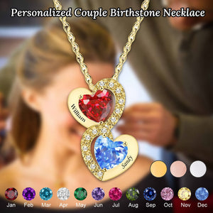 Every Beat Of My Heart-Personalized Birthstone Necklace