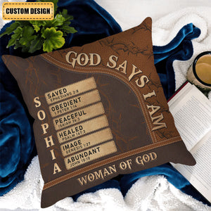 Man Of God - Personalized Pillow