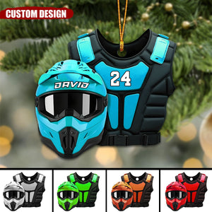 Personalized Dirt Bike Christmas Ornament - 2024 New Release