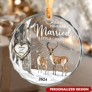 Married Little Christmas – Gift For Wedding Personalized Ornament Holiday Decoration