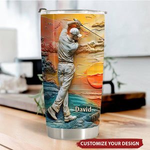 Golf Is My Life - Personalized Golf Tumbler