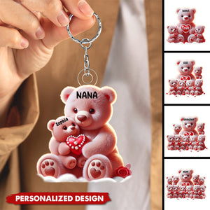 Personalized Mama Keychain- Gift For Mom,Grandma