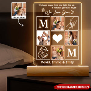 You Are Mom-Personalized LED Light-Gift For Family Mom