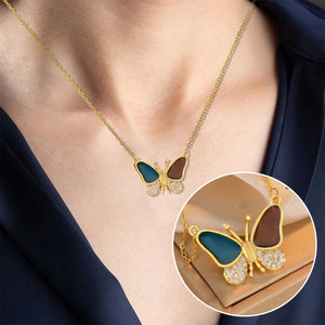 Color Changing Butterfly Necklace - Gift For Butterfly Lovers