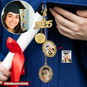 Personalized Class Of 2025 Graduation Tassels Charm With Photos