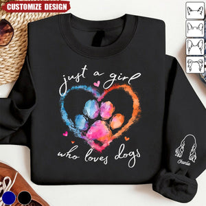 Love Has Four Paws - Dog & Cat Personalized Custom Unisex Sweatshirt With Design On Sleeve - Gift For Pet Owners, Pet Lovers