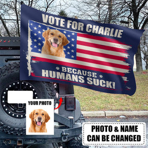 Make America Pawfect Again - Dog & Cat Personalized Flag - Gift For Pet Owners, Pet Lovers