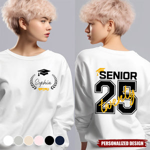 Personalized Class Of 25 Graduation Sweatshirt