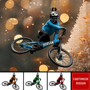 Personalized Mountain Bike Christmas Ornament Gift for Biker-2024 New Release