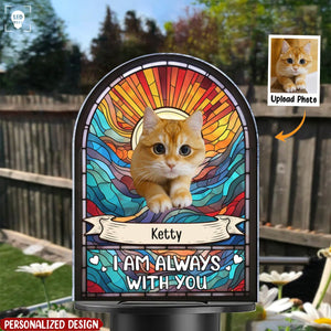 Loss of Pet - I'm Always With You - Personalized Photo Solar Light