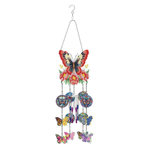 DIY Diamond Painting Double Sided 3D Wind Chime Pendant Hanging Kit