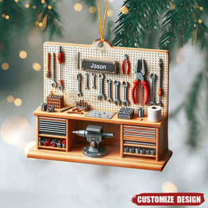 Personalized  Mechanic Tool Box Ornament - 2024 New Release