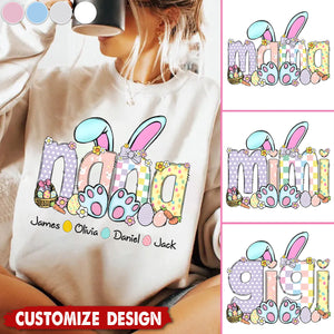 Personalized Easter Grandma Sweatshirt