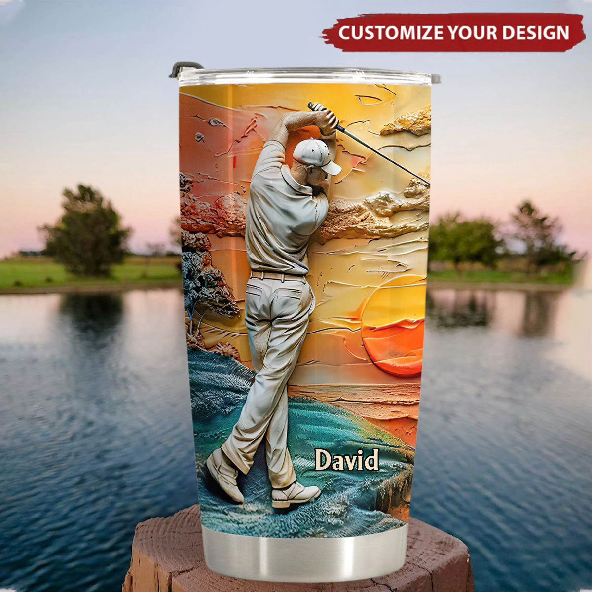 Golf Is My Life - Personalized Golf Tumbler