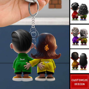 Personalized Gifts For Couple Acrylic Keychain