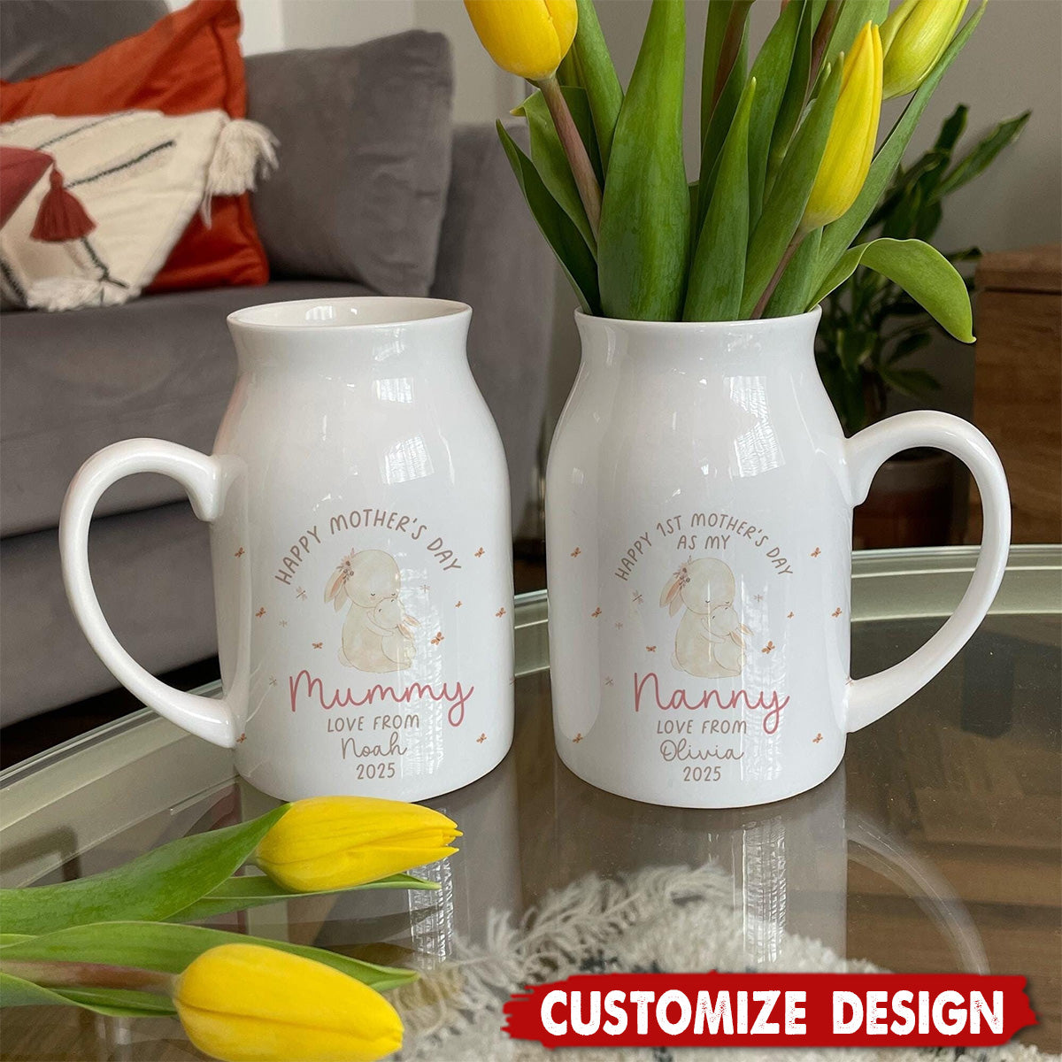 Personalised First Mother's Day Jug/Vase