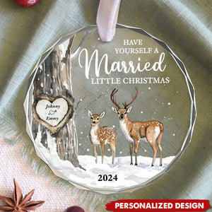 Married Little Christmas – Gift For Wedding Personalized Ornament Holiday Decoration