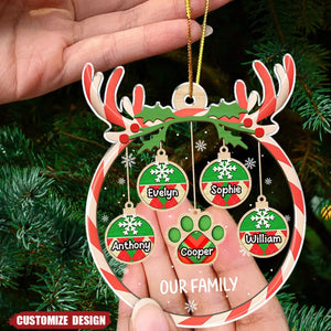 Personalized Family Acrylic Ornament - Gift For Your Family - 2024 New Release