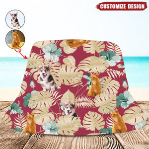 Personalized Pet Photo Hawaiian Bucket Hat - Gift For Pet Lover