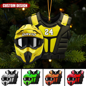 Personalized Dirt Bike Christmas Ornament - 2024 New Release