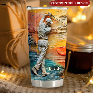 Golf Is My Life - Personalized Golf Tumbler