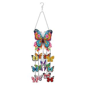 DIY Diamond Painting Double Sided 3D Wind Chime Pendant Hanging Kit