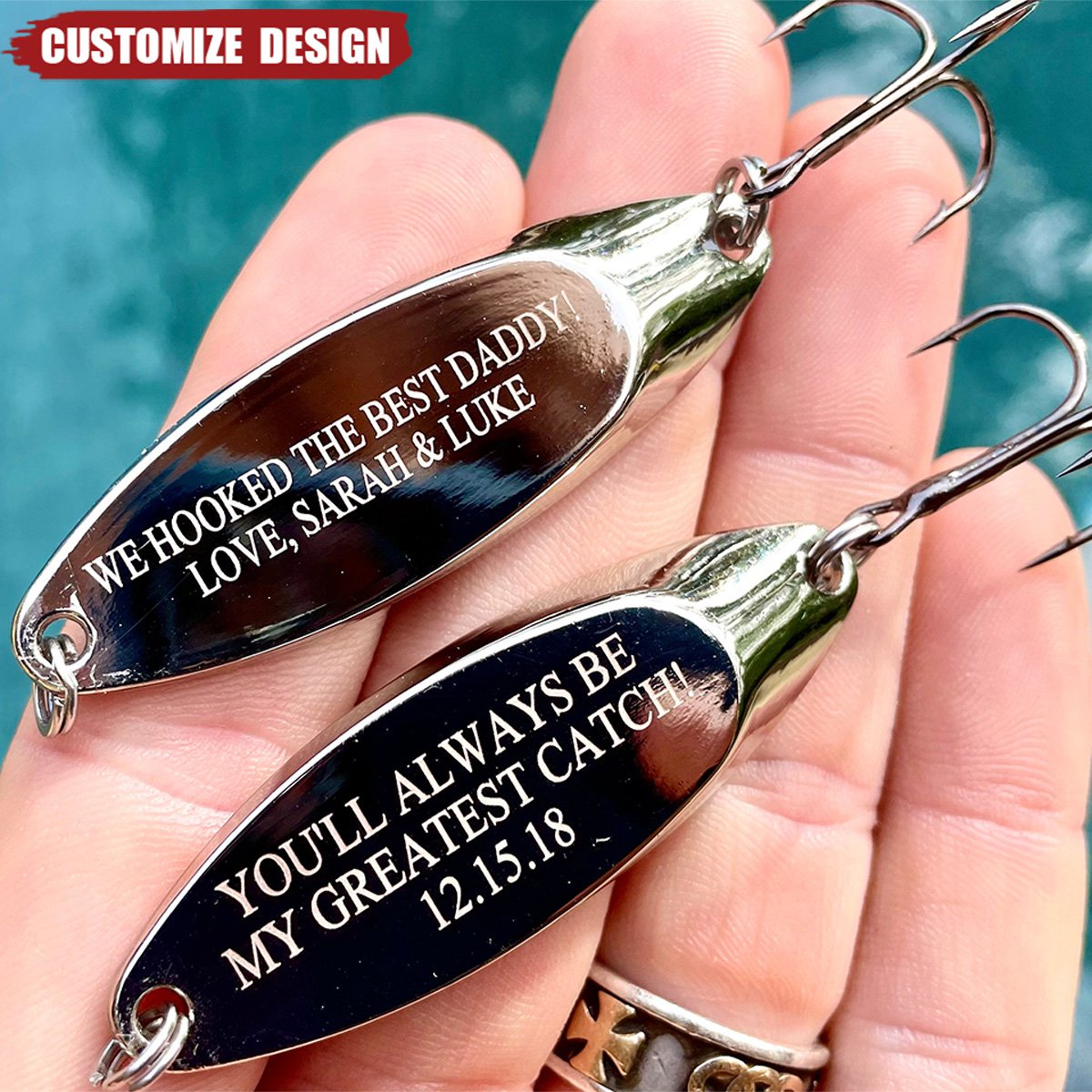 Personalized Engraved Fishing Lure - Gifts For Fishing Lover