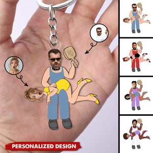 Funny Couple-Personalized Keychain-Gifts For Couple