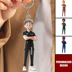 Personalized Nurse Keychain-Gift For Friends/Family