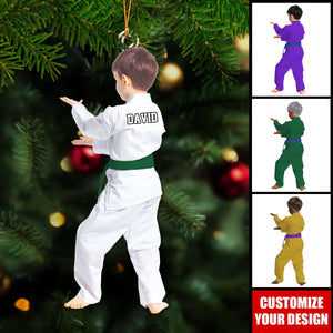 Personalized Kid Karate,Jiu Jitsu,Judo Ornament-2024 New Release