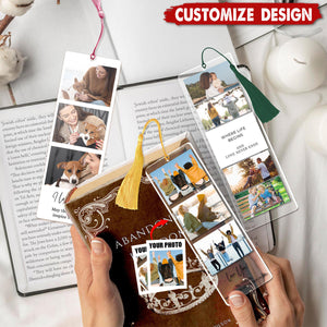 Personalised Photo Acrylic Bookmark-Gift For Book Lovers