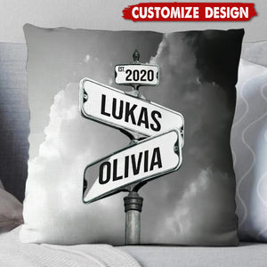 Couple Date Of Love Personalized Pillow - Gift For Couple