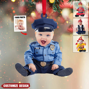 Custom Photo Christmas Ornament - Gifts For Babies,Children,Kids