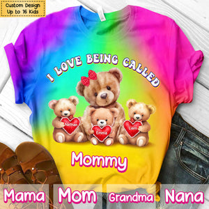 I Love Being Called Mom/Grandma - Personalized 3D T-shirt