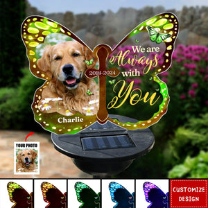 Custom Photo Your Wings Were Ready - Personalized Custom Solar Light