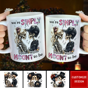 Personalized Couple Gift We're Simply Meant To Be Mug