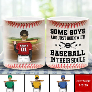 Hone Skills, Unburdened By Wins- Family Personalized Mug - Gift For Baseball Lovers