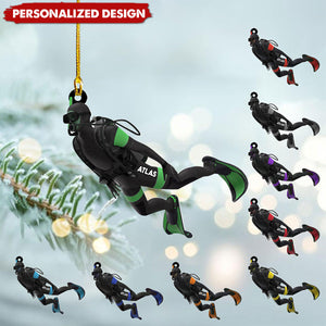 Personalized Scuba Diving Ornament-Gifts For Scuba Diver-2024 New Release