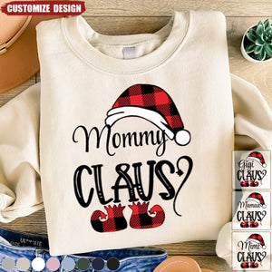 Personalized Nana Claus Christmas And Kids Sweatshirt