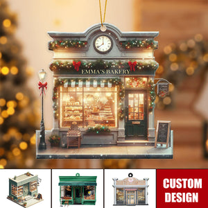 Personalized Bakery Christmas Ornament - Gift For Baking Lovers - 2024 New Release