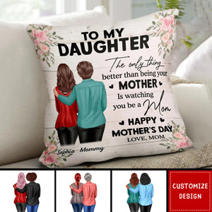 To My Daughter From Mom - Personalized Pillow - Mother's Day Gift For Daughter