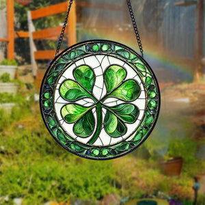 Shamrock Window Hanging suncatcher-Gift for Friends,Family