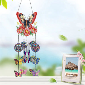 DIY Diamond Painting Double Sided 3D Wind Chime Pendant Hanging Kit