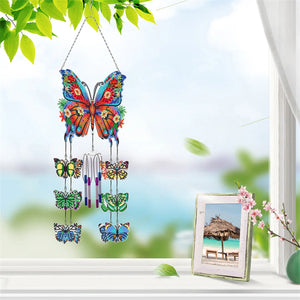 DIY Diamond Painting Double Sided 3D Wind Chime Pendant Hanging Kit