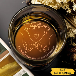 Personalized Gifts For Couple Engraved Whiskey Glass