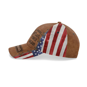 Make Jesus First Again - America Personalized Classic Cap