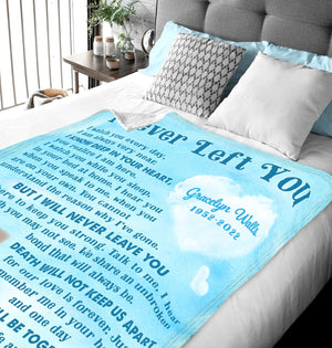 Memorial Blanket Gift For Loss Of Mom Personalized Mothers Day Gifts