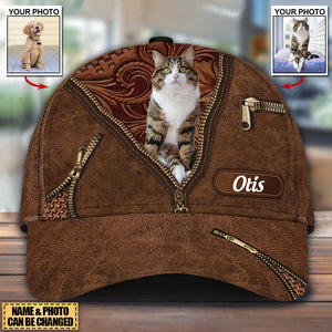 Personalized Photo Classic Cap - Gift For Dog/Cat/Horse Lovers