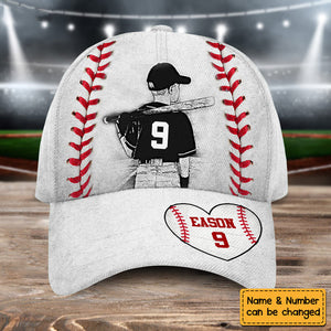 Gift For Grandson For Baseball Boy Personalized Cap